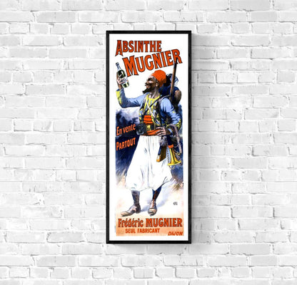 Affiche Absinthe Mugnier Dijon