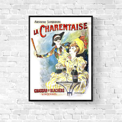 Affiche Absinthe Charentaise Vincennes