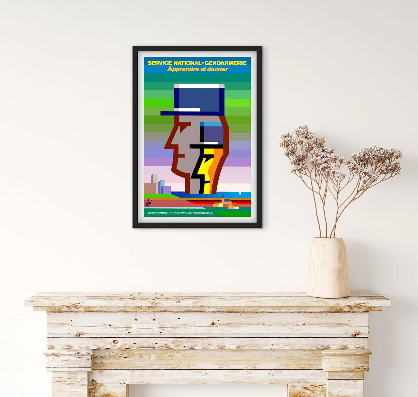 Affiche Gendarmerie service national