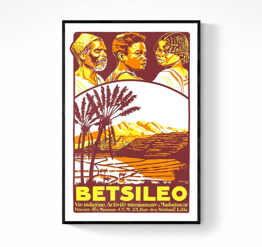 Affiche Betsileo Madagascar
