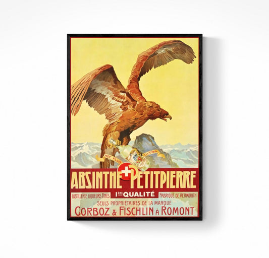 Affiche Absinthe Petit pierre aigle
